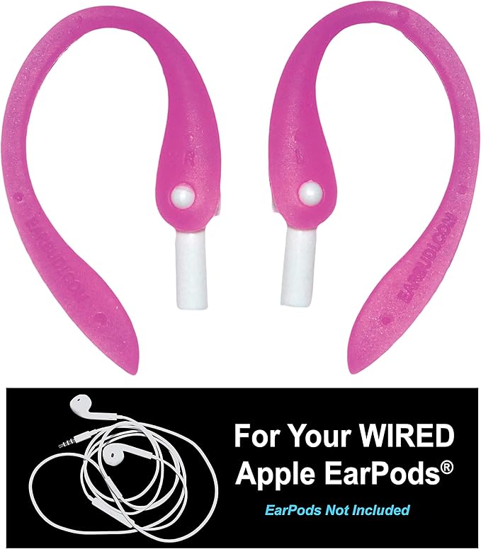 Flex - Compatible with Your Apple iPhone Wired EarPods | Attaches to Your Wired EarPods for iPhone Models | (Pink)
