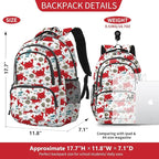 rickyh style School Backpack Travel Bag for Men & Women Lightweight College Back Pack with Laptop Compartmen