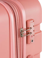 SwissGear 7366 Signature Hardside Expandable Luggage with Spinner Wheels, TSA Lock, Coral Almond, Checked-Medium 23-Inch