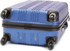 Kenneth Cole REACTION Out of Bounds Lightweight Hardshell 4-Wheel Spinner Luggage, Cobalt Blue, 24-Inch Checked