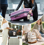 3 Pack American Football Baseball Luggage Tags for Suitcase Soccer PU Leather Travel Luggage Tag Privacy Cover ID Label for Women Men Baggage Backpack Handbag School Bag