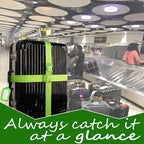 Ultra Long Heavy Duty Luggage Straps for Suitcases/Uprights/Duffels/Bags, 79" Adjustable Travel Packing Belts for Cargo Safety, Sturdy Baggage Strap Belts Multi-Pack