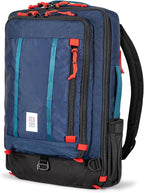 Topo Designs Global Travel Bag – 30L or 40L - Carry-On Compliant Most Airlines, Durable Travel Duffel Bag, Clam Shell Main Pocket, Laptop Sleeve, Backpack, Luggage (30L / Navy)