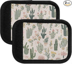 Retro Cactus Luggage Handle Wrap for Suitcase Luggage Tags Handle Covers Identifiers Soft Decorations Travel Accessories 2 Pack