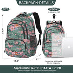 rickyh style School Backpack Travel Bag for Men & Women Lightweight College Back Pack with Laptop Compartmen