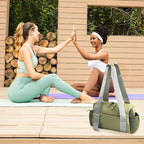 Mini Gym Bag for Women Mini Duffle Bag with Wet Compartment Waterproof, small gym bag for women, Cute Gym Tote Bag (Green)