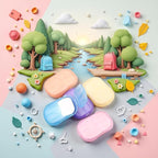500 Sheets Colorful Disposable Soap Paper,5 Boxes Hand Cleaner Fragrance Mini Color Soap Papers for school Indoor,Outdoor,Travel,Camping Hiking,Paper Soaps for Travel,Foot and Hand Care