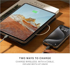 Native Union Active Power Bank | Magnetic - MagSafe Compatible 5000mAh 15W Portable Charger - USB-C Cable Included - Compatible with iPhone Air, 17, 17 Pro Max, 17e, AirPods Pro 3 & More (Black)