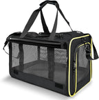 GAPZER Cat Carriers for Large Cats 20 lbs+ Soft Pet Carrier for Small Dog/Durable 2 Kitty Travel Bag/Medium Big Cats Puppy 15 Pounds/Softside Cat Carrier Large