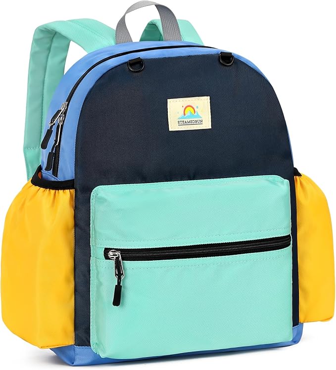STEAMEDBUN Kids Backpack for Boys 6-8: Toddler Backpack for Preschool Kindergarten - Boys Backpacks for Elementary 4-6
