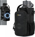 Veyro Magnetic Gym Bag with strong Magnetic Phone Holder - Gym water bottle bag holder for men and women - Compact Gym Crossbody Pouch - Compact Crossbody Pouch (Black)