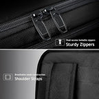 MATEIN Extra Large 45L Travel Laptop Backpack, Airline Approved Carry on Backpack with Shoe Compartment, Water Resistant Luggage College Overnight Weekender Travel Bag Fit 18" Laptop, Black