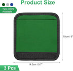 uxcell 3 Pcs Luggage Handle Wrap for Suitcase, Neoprene Handbag Grip Cover Protector Luggage Identifiers Suitcase Handle Wraps for Luggage Shopping Bag Travel Bags, Blue/Green/Silver