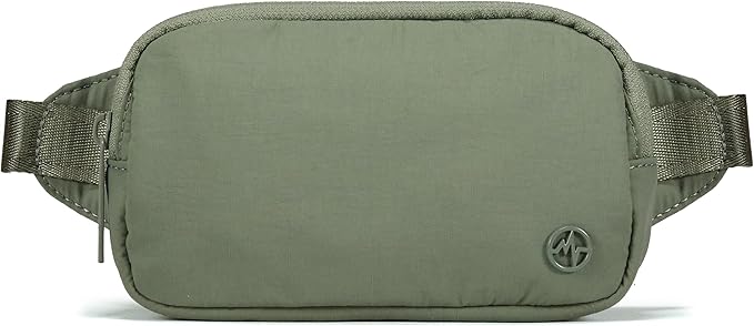 Pander Mini Belt Bag – Ultra Compact, Fits 6.7” Phone, Lipstick, Earbuds, Essentials, Small Crossbody Waist Purse, Grey Sage