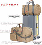 Lucky Travel Duffel Bags 65L, Gym Bag, Travel Bag & Large Duffle Bag for Men, Foldable Overnight Weekender Bags for Women & Men with Adjustable Shoulder Strap,