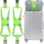 Travelkin Luggage Straps Bag Bungees for Suitcases Add a Bag, Travel Bag Bungee Belt for Luggage Carry On Bag