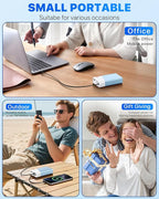 Portable Charger 20000mAh, 22.5W PD 3.0+QC 4.0 Super Fast Charging Power Bank, Cooler Aerospace Metal Case for iPhone 17 16 15 14, 13 Android iPad Samsung Google Tablet & More, Travel Essential