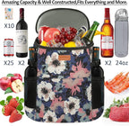 Camping Cooler Backpack 30 45 Cans, Soft Backpack Coolers Insulated Leak Proof Travel Cooler Bag Waterproof Lunch Picnic Beach Work Trip Thermal Bag Drink Beverage Beer Bag Cooler