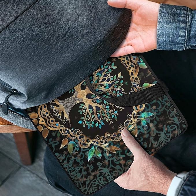 Tree of Life Bohemian Laptop Bag Laptop Case Computer Messenger Bag with Adjustable Shoulder Strap