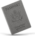 Vaccine Card Holder,Passport Cover (Gray)