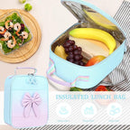 DIGOBAY Backpack for Girls, 3PCS Girls Backpack for School with Lunch Bag Pencil Case, Cute Kids Teens Bookbag for Kindergarten Elementary Preschool Middle School