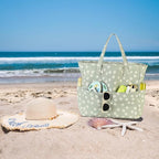 Bluboon Waterproof Beach Tote Pool Bags for Women Ladies Extra Large Carry On Bag With Wet Compartment for Weekender Travel