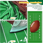 EBOOT 10 Pack Oversized Beach Towel Set Extra Large Pool Towels Microfiber Quick Dry Swim Blanket for Adult Women Men Face Hand Body Bath Travel Pool(Field Green,36 x 72 Inch,Football Style)