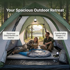 XL 1/2/3/4 Person Dome Camping Tent,Tents for Camping,Tents for Camping Waterproof,Double Layer Waterproof, Removable Rain Fly, for Outdoor Hiking, Fishing