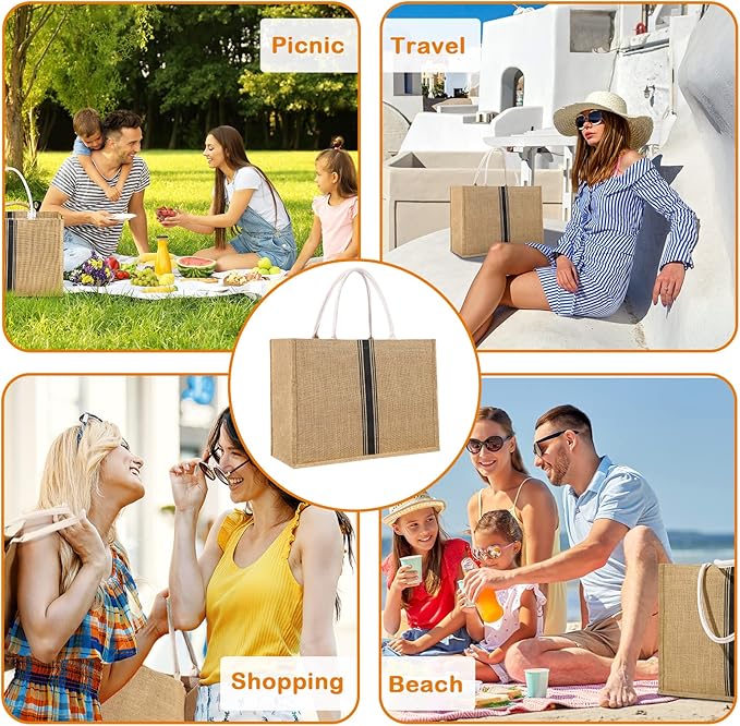 Trifabricy Beach Bag, Large Beach Bag for Women, Woven Straw Beach Tote Bag Waterproof, Weaving Swim Gym Shopping Travel Bag