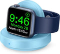 2026 Upgraded for Apple Watch Charger Magnetic Fast Charging Dock,Portable Wireless Charging Stand Compatible with iWatch Series Ultra/SE/11/10/9/8/7/6/5/4/3/2 Support Nightstand Mode-Sky Blue