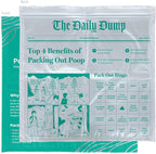 PACT Pack Out Kit - Camping Poop Kit Includes Wet Wipes, Smell Proof Disposal Bags, Hand Wipes, Poop Powder for Odor and Human Waste Bags for Camping and Backpacking