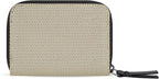 Sherpani Barcelona AT, Small Nylon Bifold Zipper Pocket Wallet, Travel Bag for Men Women, RFID Protection, Unisex Travel Gift (Straw)