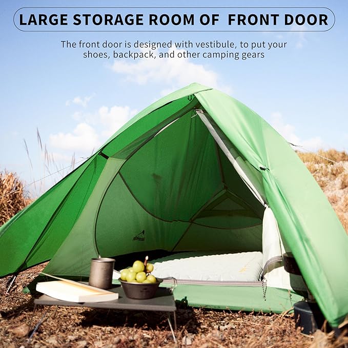 Naturehike Cloud Up Tent, Lightweight Backpacking Tents, Waterproof Ultralight Tent for Camping Hiking Backpacking