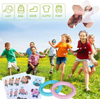BuggyBands 120 Pack Mosquito Patches Stickers for Kids & Adult, Resealable Stickers with 2 Pack Mosquito Bracelet, Mosquito Stickers for Indoor Outdoor Camping & Travel Summer Camp Essentials