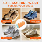 1PCS Shoes Washing Machine Bags, Laundry Shoe Bag for Washer and Dryer, Reusable and Durable Zipper Sneaker Shoe Washing Bag, Tennis Shoes Cleaning Bag for All Shoe Types (Orange)