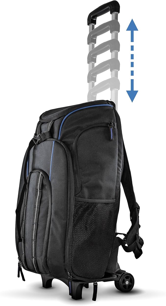 SSE Folding Compact Lightweight Premium Durable Luggage Cart - Travel Trolley with Bungee Cord