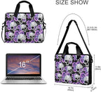 MNSRUU Laptop Bag for 15.6 inch Black Gothic Bats