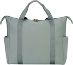 Jessica Simpson Countryside 3-Piece Set (21", Tote & Weekender) Expandable 8-Wheel Spinner Large Checked Luggage Suitcase, Chinois Green