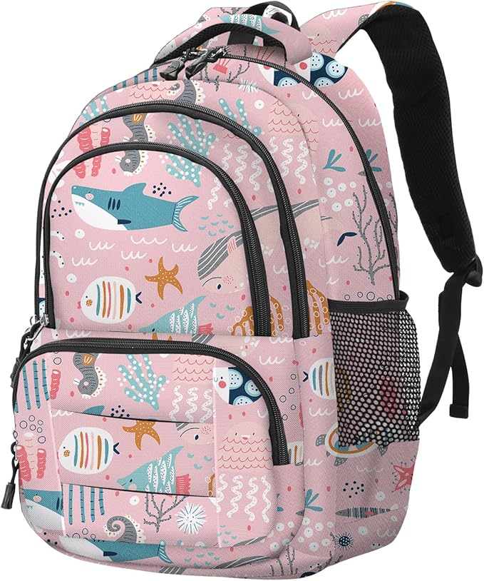 rickyh style School Backpack Travel Bag for Men & Women Lightweight College Back Pack with Laptop Compartmen