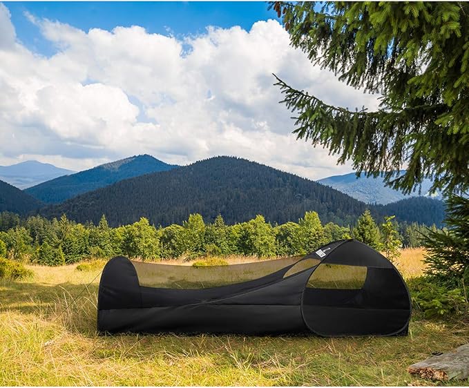 L RUNNZER Single Person Pop Up Tent, 1 Person Mosquito Net Tent