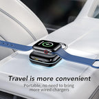 HUOTO Portable Charger for Apple Watch,Wireless Magnetic iWatch Charger 1200mAh Power Bank Travel Keychain Accessories Smart Chargers for Apple Watch Series 11/10/9/8/7/6/SE/5/4/3/2/1/UItra/UItra 2