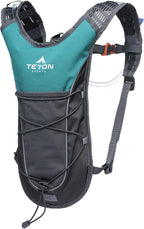 Teton Oasis/Trailrunner Hydration Backpack – Lightweight Water Pack with 2L/3L Bladder for Hiking, Running, Cycling, Biking 18L/22L Sizes – Sewn-in Rain Cover – Fits Men and Women