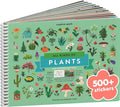 Plants and Mushroom 500+ Kids Sticker Book by Cupkin Toddler Airplane Travel Activity Coloring and Sticker Book, Road Trip Essentials, 12 Coloring Pages 12 Scenes for Ages 2–8 Years