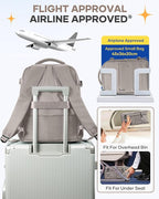 Large Travel Backpack - Carry On Flight Approved Mochila De Viaje - 18x14x8 Inches - Personal Item Travel Bag for Men & Women