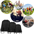 Grneric 60 Pieces Drawstring Backpack Bulk Cinch Sackpack Ployster Drawstring Bags for Gym Party Trip(Black)