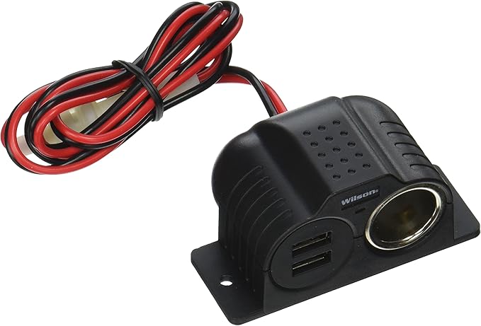 Wilson 30512V2USB 12-Volt Power Outlet with 2 USB Ports