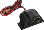 Wilson 30512V2USB 12-Volt Power Outlet with 2 USB Ports