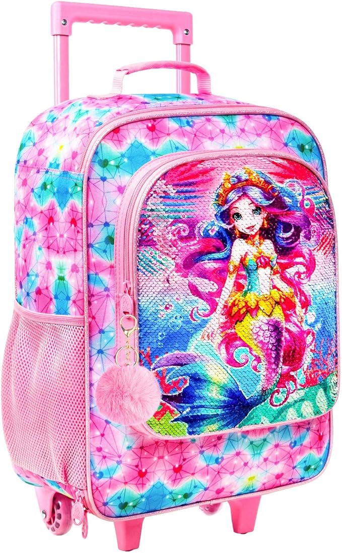 WZLVO Kids Luggage for Boys and Girls, Cute Dinosaur Unicorn Rolling Wheels Suitcase for Toddler Children