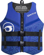 Owntop Swim Vest Adult Water Sport Vest Neoprene Floaties for Swimming, Boating, Kayaking, Fishing | Adjustable Zipper Dual Buckle Foldable Buoyancy Jacket