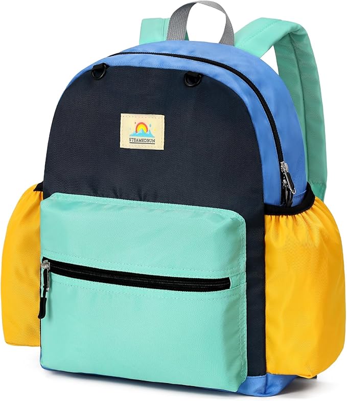 STEAMEDBUN Kids Backpack for Boys 6-8: Toddler Backpack for Preschool Kindergarten - Boys Backpacks for Elementary 4-6